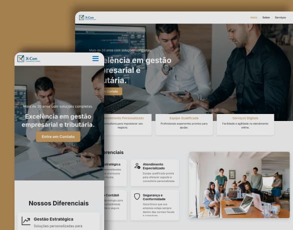 Banner do Site X-Con Consultoria
